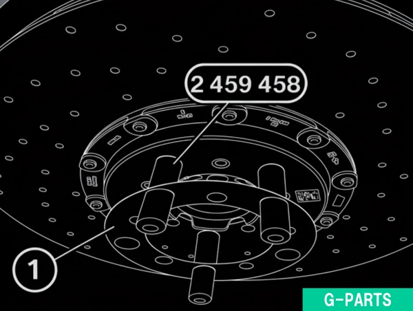 フロントまたはリアホィール脱着の注意点