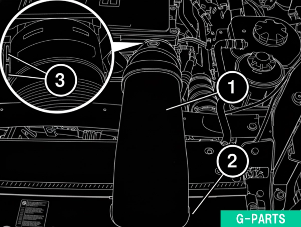 吸気ポートを取り外す