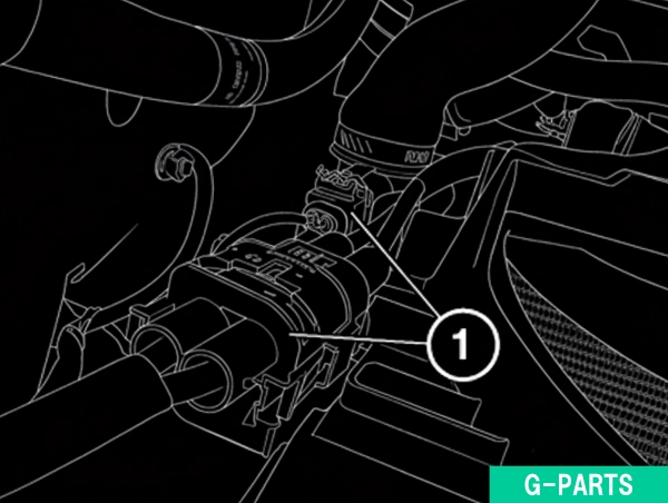 ファン シュラウド(電動ファンを含む)の脱着②