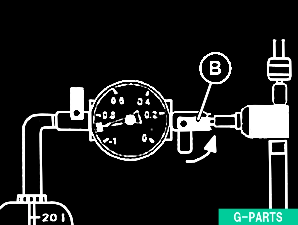 真空充填装置を使用した冷却システムのエア抜きおよび充填⑦